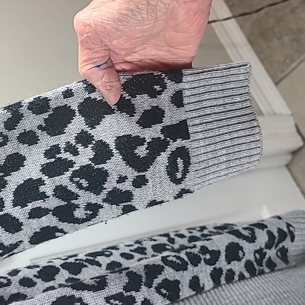 Nine West Animal Print Cardigan - Picture 4 of 11